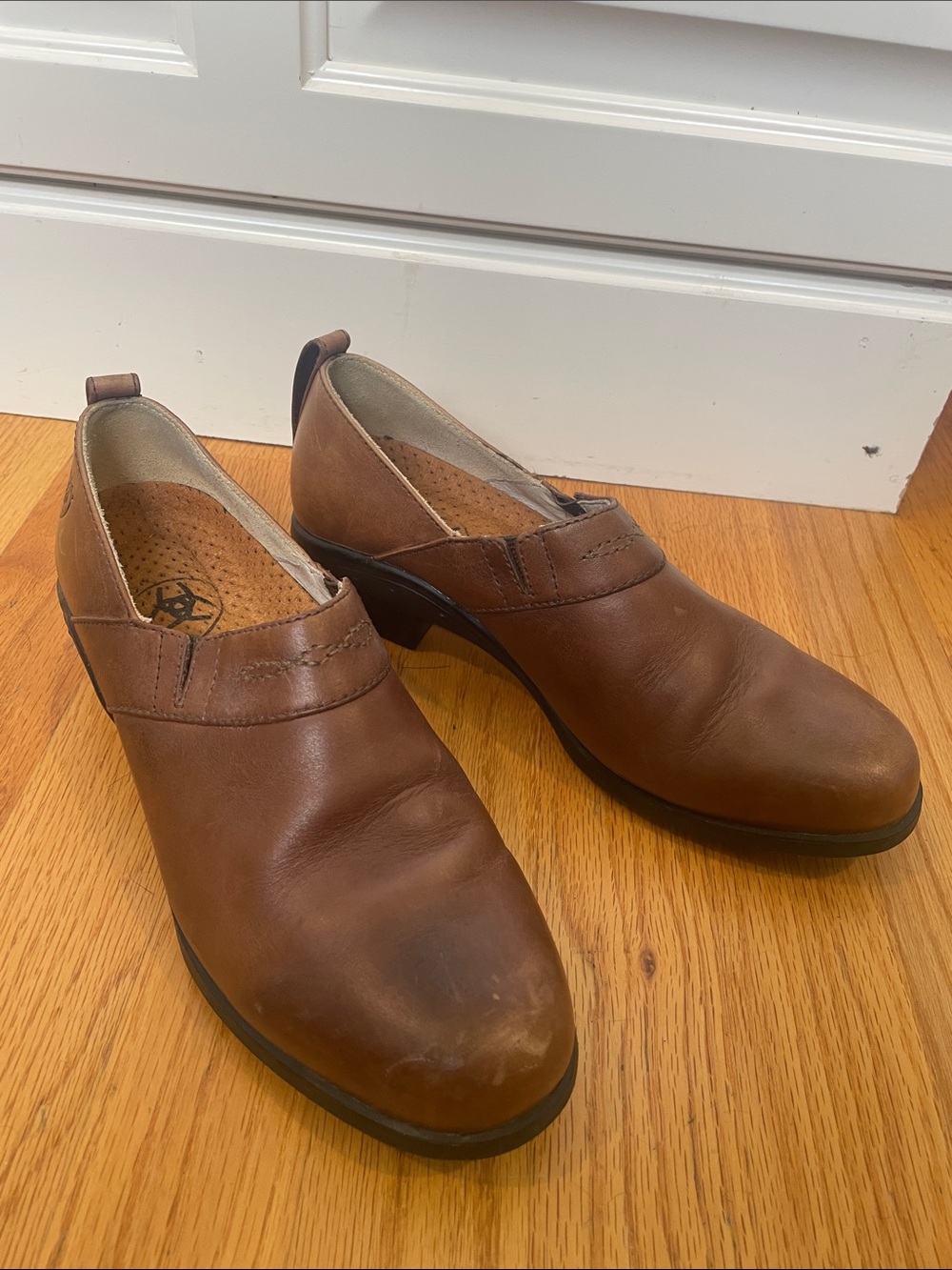 Ariat | Women's Brown Leather Slip-On